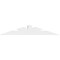 Ekena Millwork Saratoga Architectural Grade PVC Gable Bracket, 84"W x 14"H x 4"D x 6"F, 4/12 Pitch GBP084X14X0406SAR00 - alternate 3
